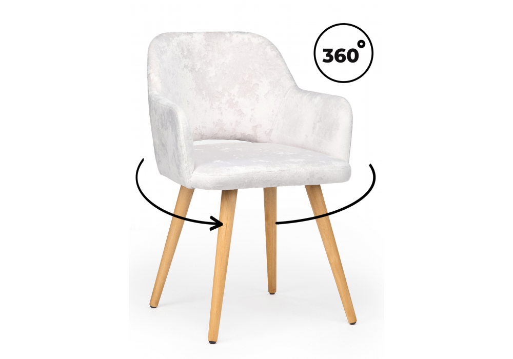 Стул деревянный Woodville Эолин 360 светло-бежевый (simple 011), светлое дерево