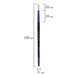 Кисть щетина, круглая № 6, BRAUBERG PREMIUM, 200991