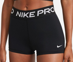 Женские Шорты теннисные Nike Pro 365 Short 3in - черный