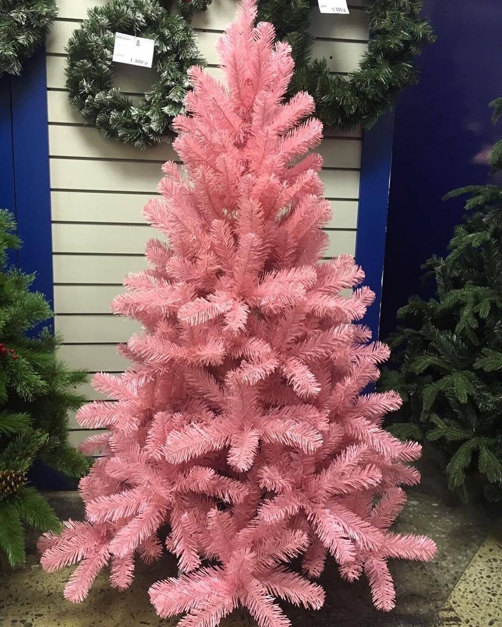 Искусственная розовая елка «Фламинго» (пвх) 3 м