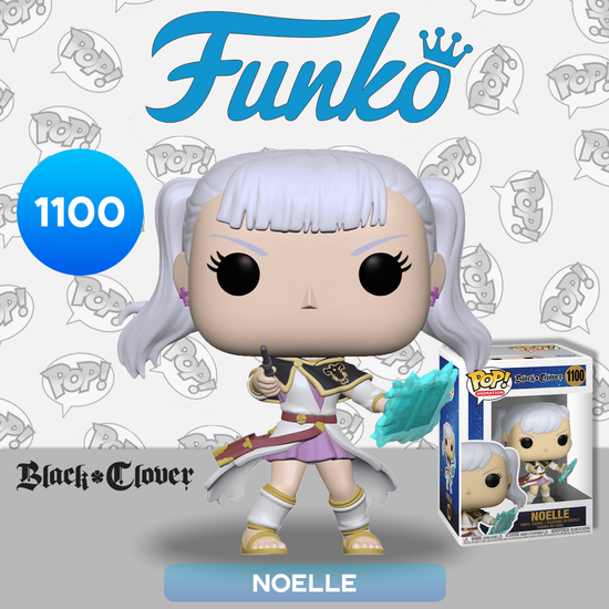 Фигурка Funko POP! Animation Black Clover Noelle (1100) 59240 / Фигурка по мотивам аниме "Черный клевер", Ноэль Сильвер