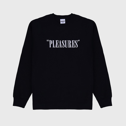 Свитшот Pleasures Balance Embroidered Black