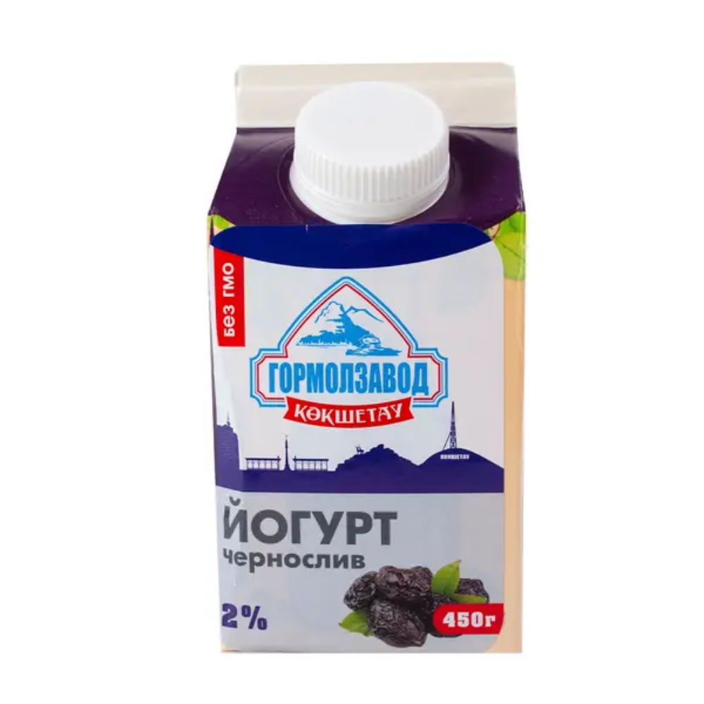 Йогурт Гормолзавод 2% Чернослив 450 гр