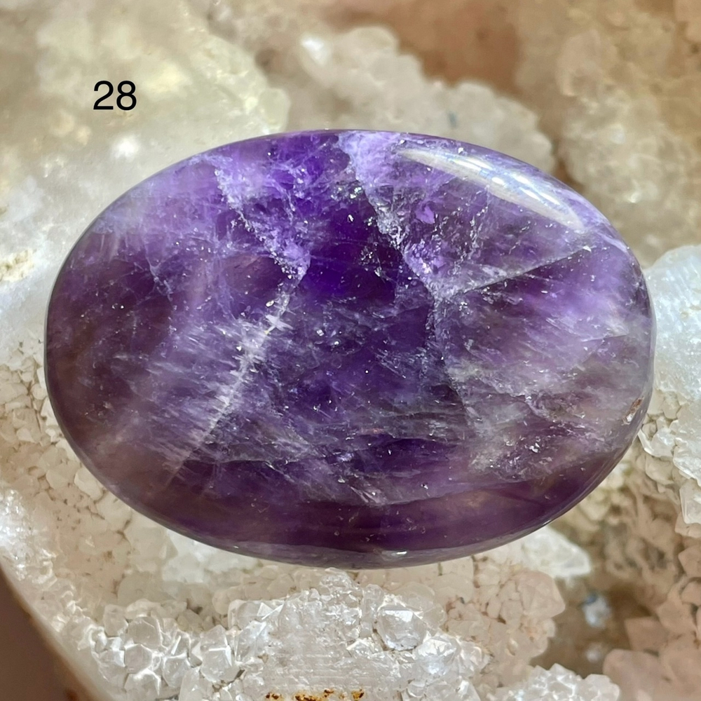 49391 Аметист Бусина овал 25*35мм-92