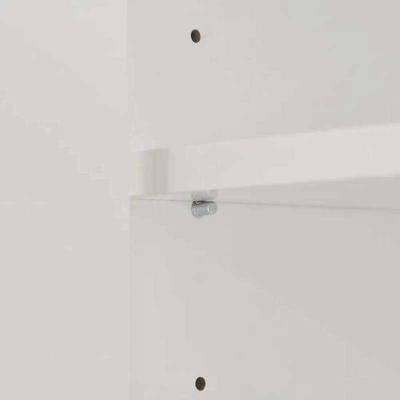 Комплект полок 90 см для распашного шкафа Моби, 2 шт., белый ЛДСП