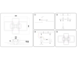 Ambrella Потолочный светодиодный светильник с пультом Original FA5307