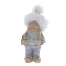 GAEM Фигурка декоративная "Мальчик/Девочка", L6 W5 H13 см, 2в.