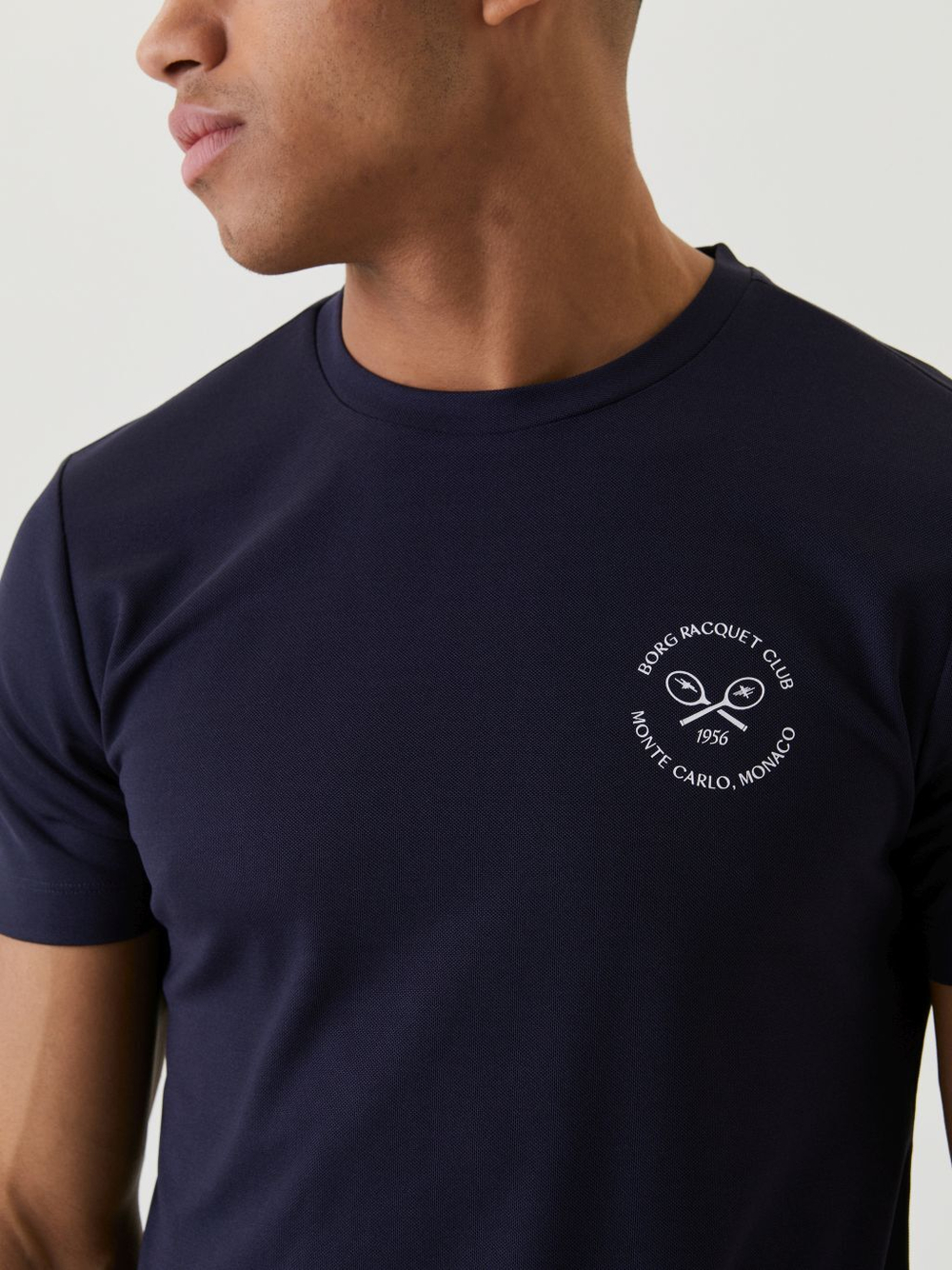 Мужская теннисная футболка Björn Borg Ace T-shirt - небесный