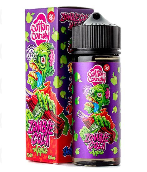 Жидкость Cotton Candy ZOMBIE COLA (120 мл, 0 мг) Apple