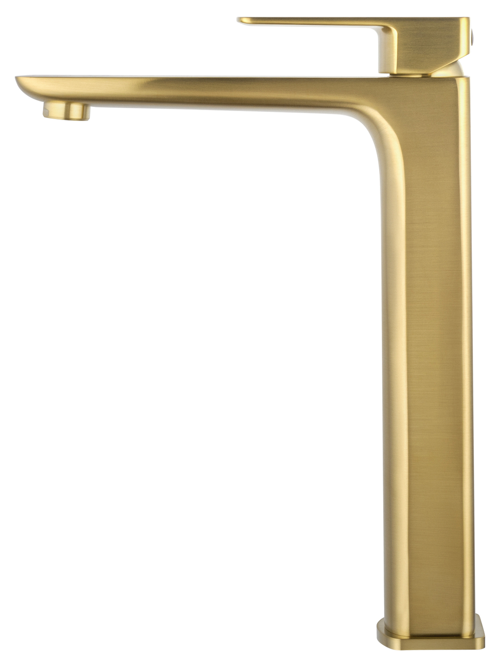 Смеситель для раковины высокий WONZON & WOGHAND EDGE, Брашированное золото (WW-88239003-BG)