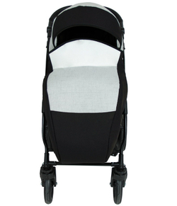 Детская коляска Alis Alvaro 2 в 1 Al 04 т.серый+св.серый+белая кожа