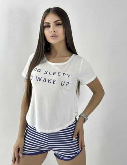 Пижама жен. б/в шорты+футболка В0223