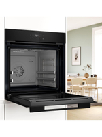 Электрический духовой шкаф Bosch HJG852YB0T, 59.4 см, 76 л, 8 режимов, гриль, конвекция, традиционная очистка