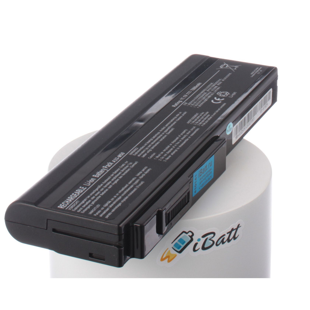 Аккумуляторная батарея iBatt 7800 mAh для ноутбуков Asus A32-N61, A32-M50, A32-H36