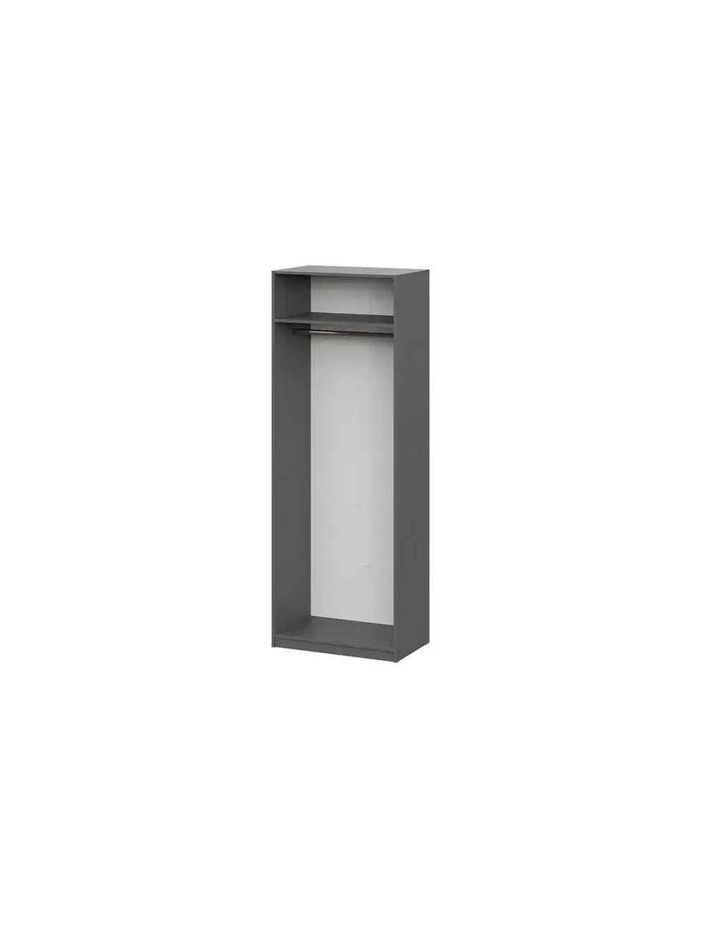 Шкаф для одежды распашной с полками 80х50,6х221,6 см ШК