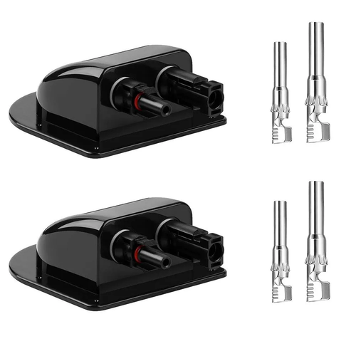 OZ-WDWM-Солнечная панель с двойным отверстием для ввода кабеля, уплотнительные коробки, изогнутый кабельный разъем, водонепроницаемый для автофургона, автодома, лодки