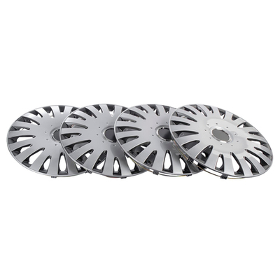 Колпаки R15 Vega 4шт (серебристо-черно матовые) ABS-пластик ARNEZI A0702058