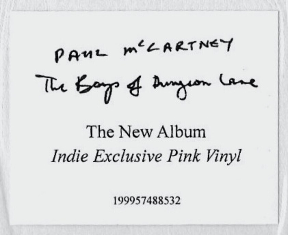 Paul McCartney / The Boys Of Dungeon Lane (Coloured Vinyl)(LP)