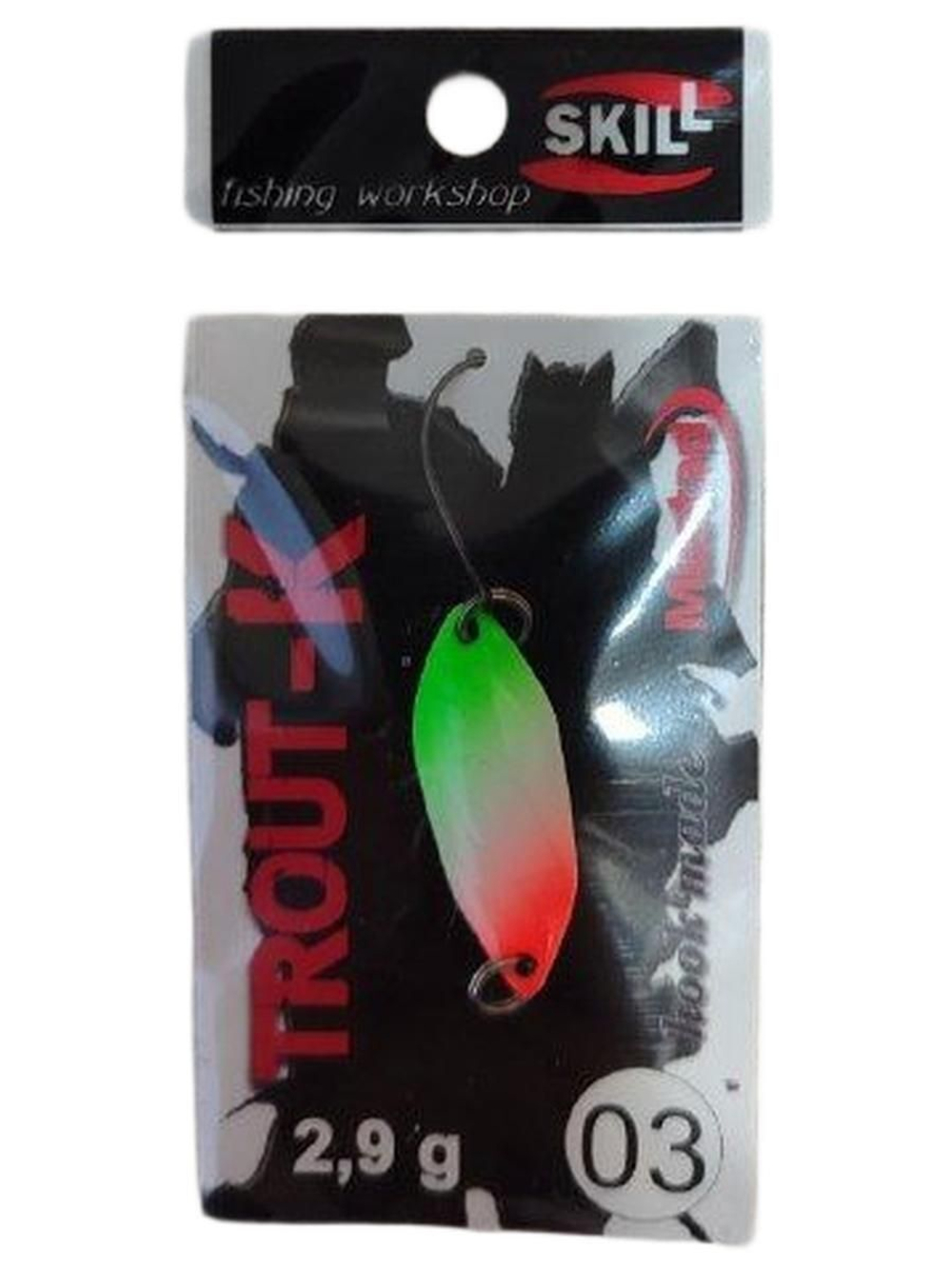 Блесна SKILL TROUT-B 2 цвет2тк29006