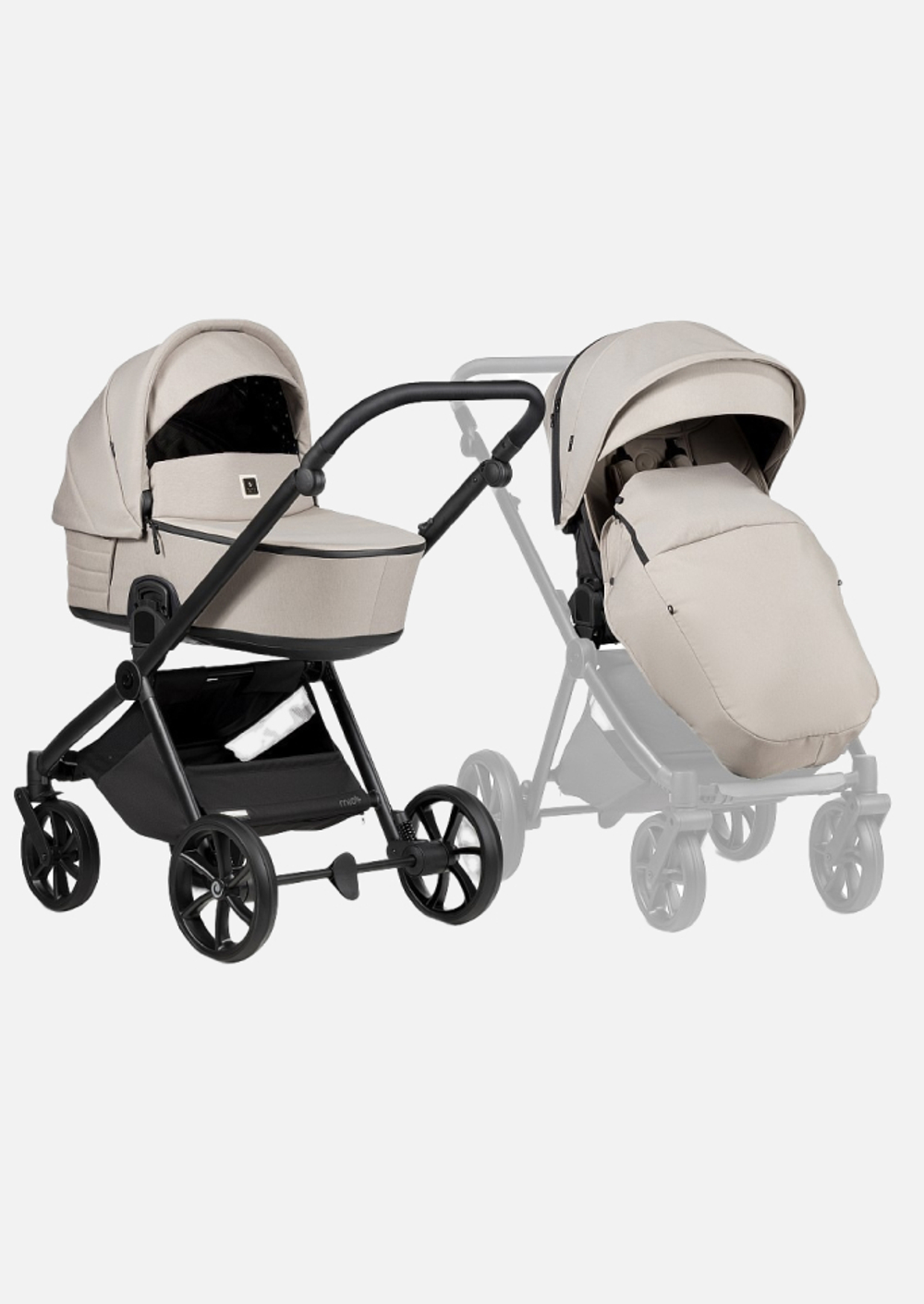 Tutis Коляска 2 в 1 MIO 3+ Moon Rock