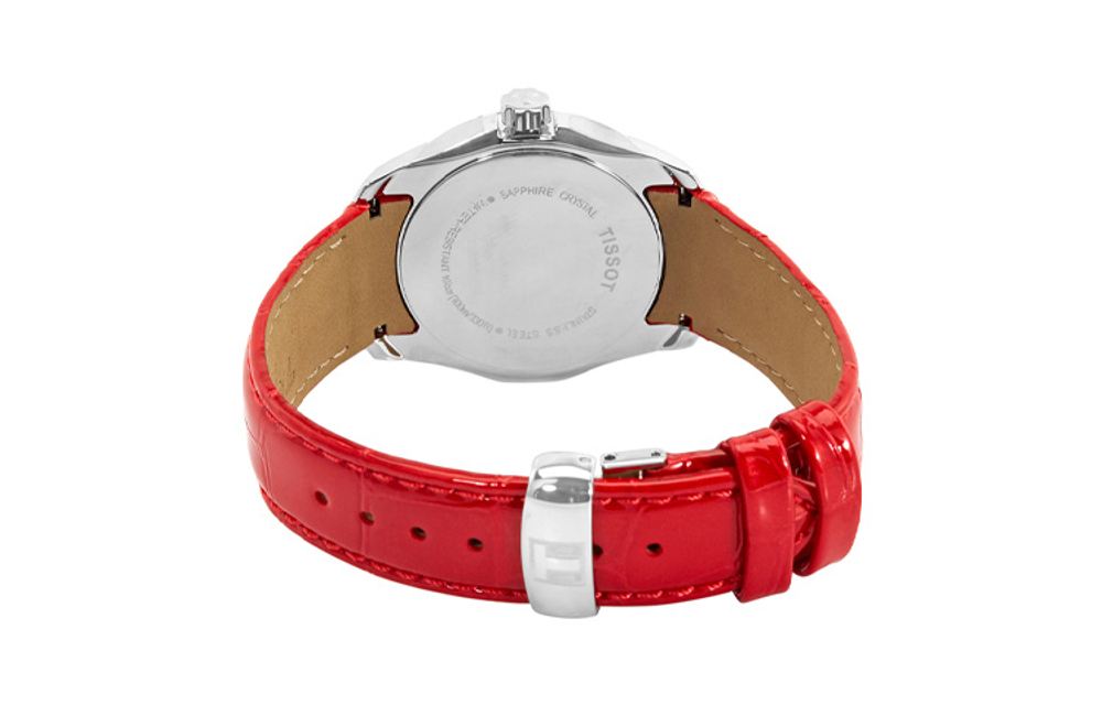 TISSOT Kutu Collection Quartz Movement 100m Water Resistance Women"s Watch 32mm Silver Dial