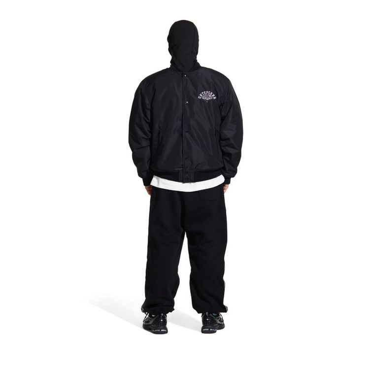 Куртка бомбер Питерский Щит Фрактура, черный