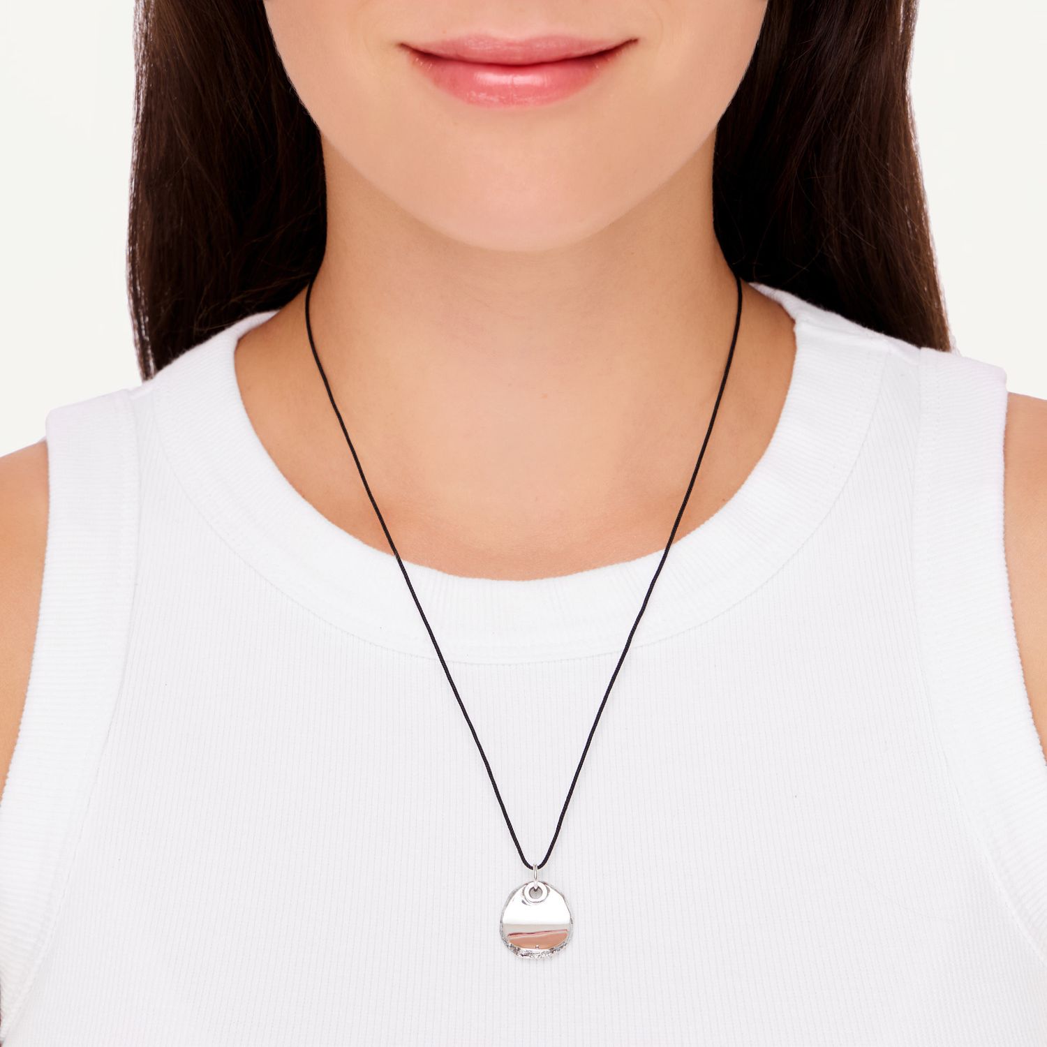 Колье Crown Cap Necklace - Silver