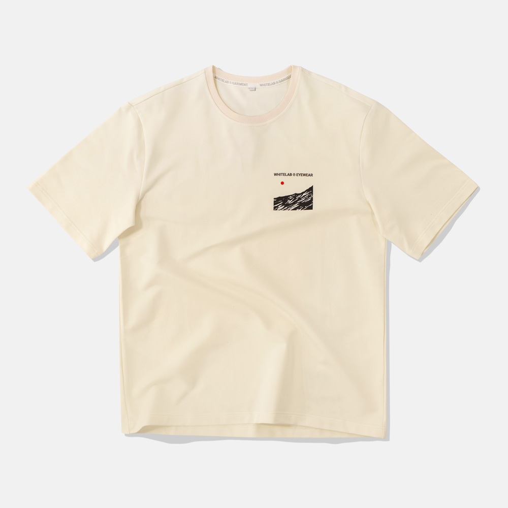 Футболка WHITELAB х Robe Ecru White