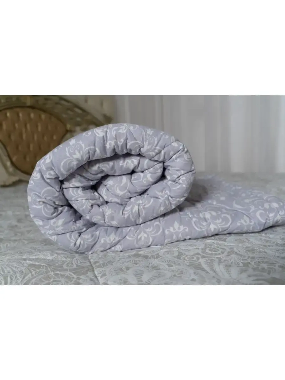 Одеяло евро всесезонное облегченное лен хлопок