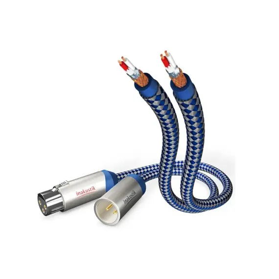 Inakustik Premium Audio Cable, XLR M-F, Pair, 1.5m