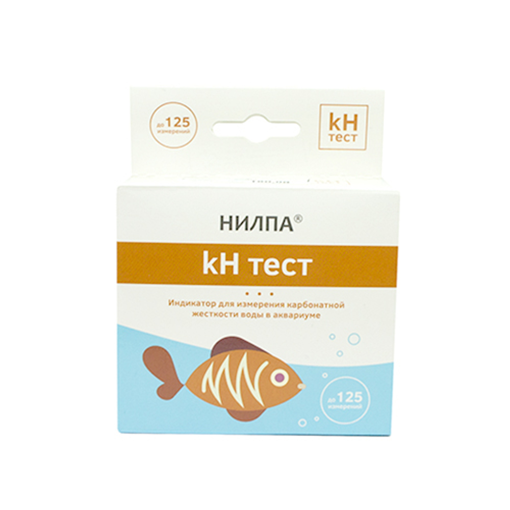 Нилпа Тест KH - тест для измерения карбонатной жесткости воды