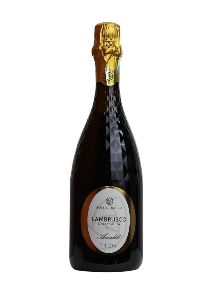 Вино игристое Lambrusco Rose Di Bacco Rosso 7.5%