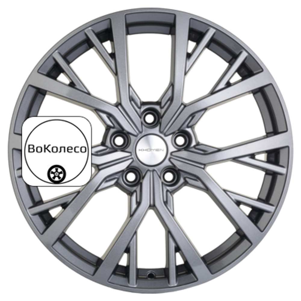 7x18/5x114,3 ET40 D66,5 KHW1806 (Haval Dargo) Gray Khomen Wheels