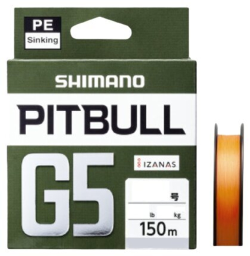 Плетеный шнур Shimano S LD-M51U 5 PE 1,2 150m Orange