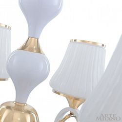 Подвесная люстра Arte Milano Florentia-2387 302387/8 Wh/Gd