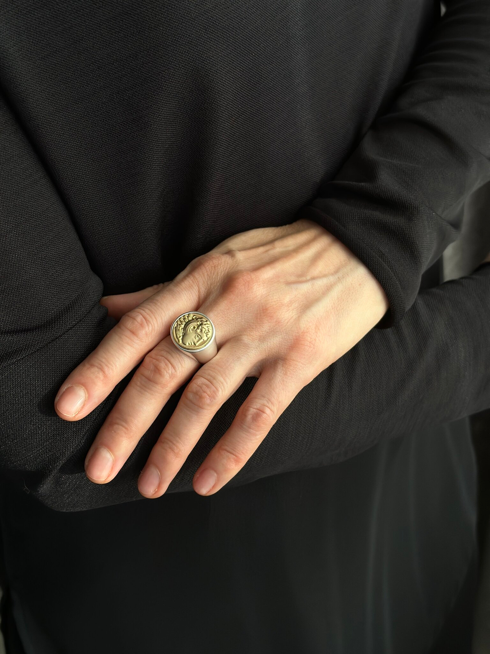 Coins  g/round Кольцо 05  арт.0999