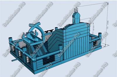 Коммерческий надувной батут "Нюргун Боотур"