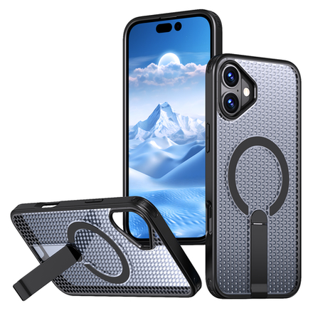 Прозрачный чехол Mesh Pro Magnetic Case для iPhone 16 Plus
