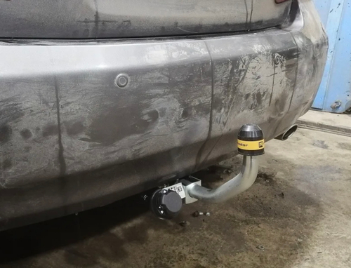 Фаркоп с эл-кой Smart для Toyota Camry V40 с 2006-2011, V50 с 2011-2014, XV50 2014-2018 (оцинкованный шар)(паспорт и сертификат в комплекте) 92516-A.Motodor