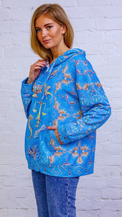 Зип худи «Алхимия», по мотивам алхмической миниатюры из трактата Royal Hieroglyphicon, XVI век