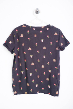 Футболка Cropp с принтом, маркировка XS, визуально 42 размер