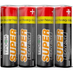 Батарейки Трофи R6-4S SUPER HEAVY DUTY Zinc | Батарейки