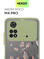 Чехол BROSCORP для Poco M4 Pro оптом (арт. XM-PM4PRO(4G)-ST-TPU-KHAKI-PRINT)