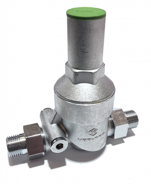 Регулятор давления воды (НИКЕЛ) 1/2 с амер.  ViEiR  (20/1шт)