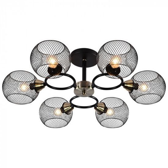 Светильник потолочный 01281-0.3-06 BK+AB