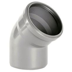 Отвод ХЕМКОР НПВХ ВК 110 мм, 45 гр.