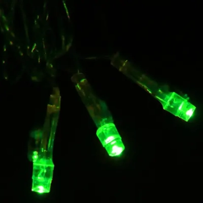 Гирлянда для дома 5,5м 50 ламп LED прозрач.пров.,8 реж, IP-20, Зелёный