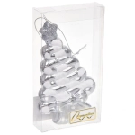 Елочная игрушка «Сладкая ёлочка» 7,5*1,5*14 см, Серебро