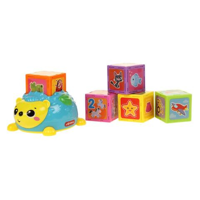 Музыкальные кубики. Первые знания с Ёжиком (синий) (Азбукварик)