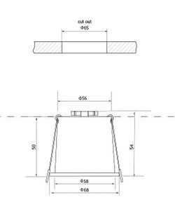Встраиваемый светильник Maytoni Reif DL049-01W
